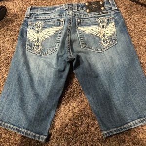 Miss Me Bermuda shorts